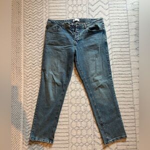 Denim&Co Straight-Leg Jeans in Light Blue Denim